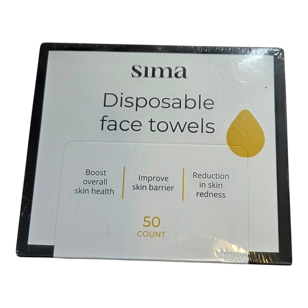 Sima Disposable Face Towels cotton 50 NEW